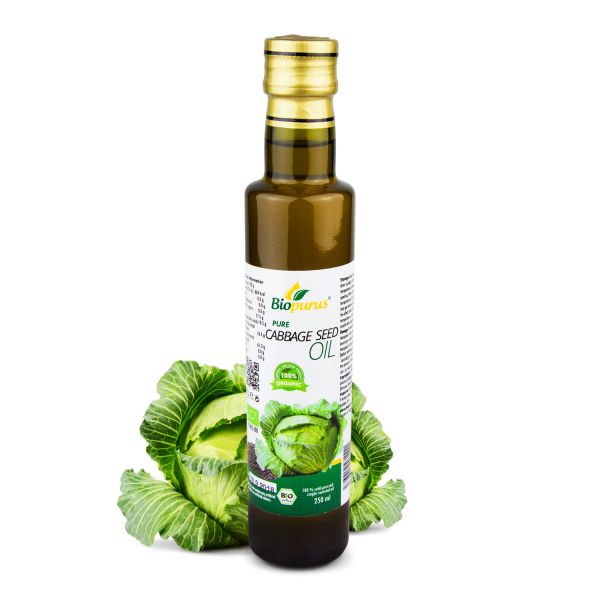  Biopurus  Certified Organic Cold Pressed Cabbage Seed Oil 250ml